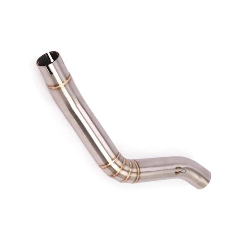 Endrohr Motorradauspuffrohr Auspuff Mittelteil Verbindungsrohr 51mm Schalldämpfer Passend Für Benelli Für Leoncino 500 BJ500 von Generisch