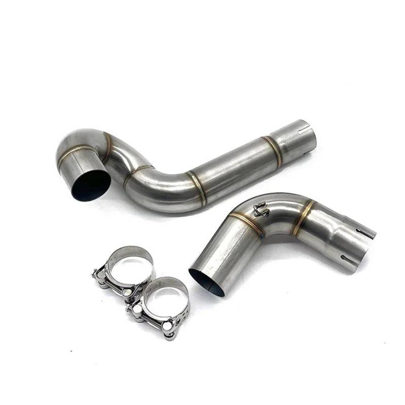 Endrohr Motorradzubehör Auspuff Mittelpleuel Schalldämpfer Verbindungsrohr Für Benelli 502C 502X TRK502 2016 2017 2018 von Generisch