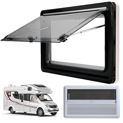 Ersatz-Ausstiegsfenster für Wohnmobil, Wohnmobil, Anhänger, Yacht – externes Push-Design für verbesserte Belüftung und einfachen Zugang Ersatz-Ausstiegsfenster für Wohnmobil, Wohnmobil, Anhänger, Yacht – externes Push-Design für verbesserte Belüftung und einfachen Zugang von Generisch