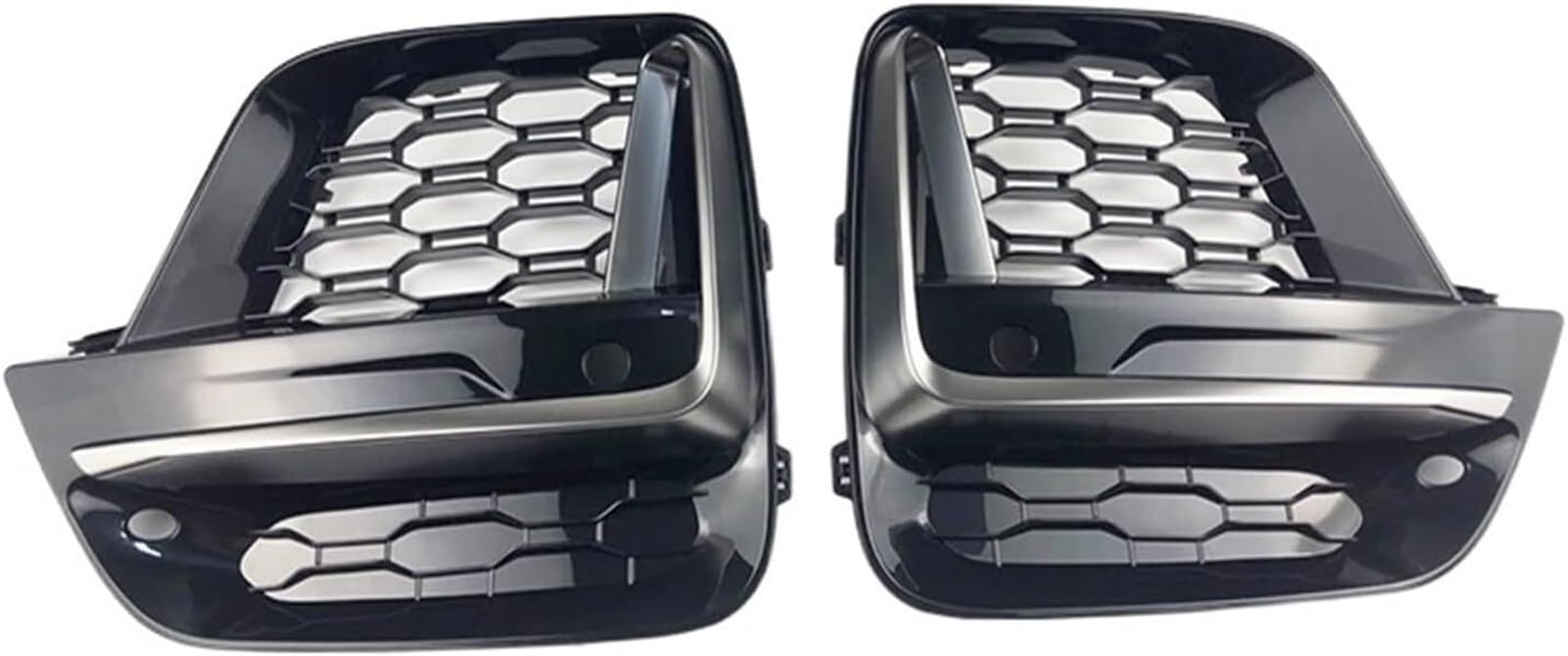 Ersatz für Kühlergrill Nebelscheinwerfer Kühlergrill Für BMW X3 G01 X4 G02 Rahmen Trim Protector Außen Abdeckung(No Fog Light Hole) von Generisch