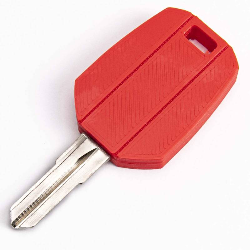 Ersatzschlüssel, auf Code zugeschnitten auf Premium-Rohling für Thule Dachträger mit ergonomischem, langlebigem, roter Griff, Code: N008 von Generisch