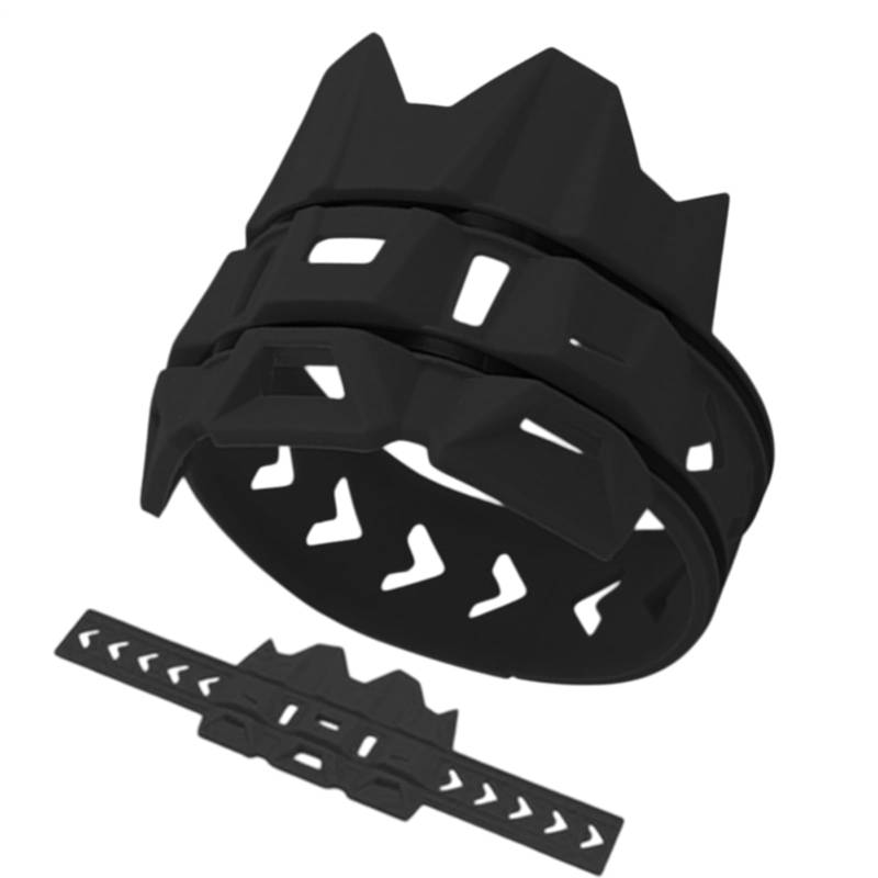 Escape Endrohrschutz Motorrad Endrohr Ringschutz Auspuffendabdeckung Sicheres Fit Klemmdesign Einfache Installation für Erwachsene Anfänger und Reitbegeisterte von Generisch