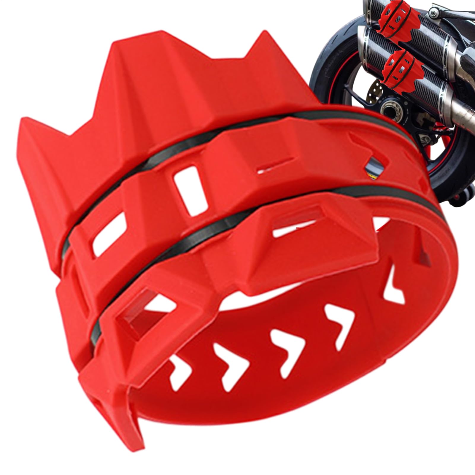 Escape Tail End Pipe Guard - Tail End Pipe Guard Anti-Verbrühungsschutz | Elastischer Schalldämpfer Endrohrring für Erwachsene Enthusiasten und Profis Escape Tail End Pipe Guard - Tail End Pipe Guard Anti-Verbrühungsschutz | Elastischer Schalldämpfer Endrohrring für Erwachsene Enthusiasten und Profis von Generisch