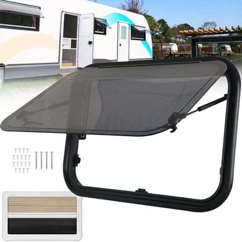 Externes Schiebefenster mit integriertem Rollo und Fliegengitter für Wohnmobil und Wohnmobil, verbessert Belüftung und Privatsphäre Externes Schiebefenster mit integriertem Rollo und Fliegengitter für Wohnmobil und Wohnmobil, verbessert Belüftung und Privatsphäre von Generisch