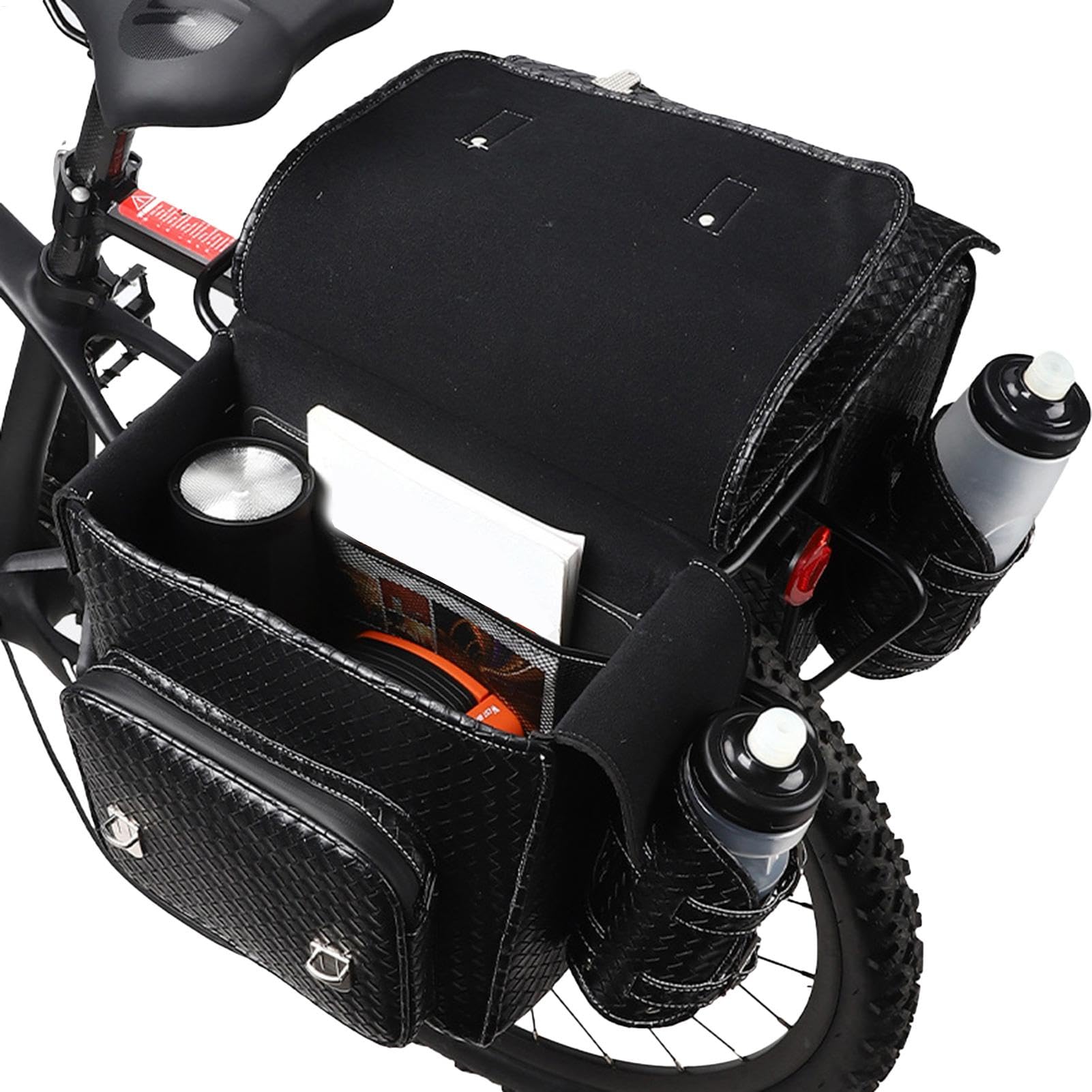 Fahrradträgertasche | Kofferraumtasche Aufbewahrungstasche Fahrradtaschen | Große Satteltaschen Wasserdicht Hecktasche Fahrradtasche Fahrradzubehör von Generisch