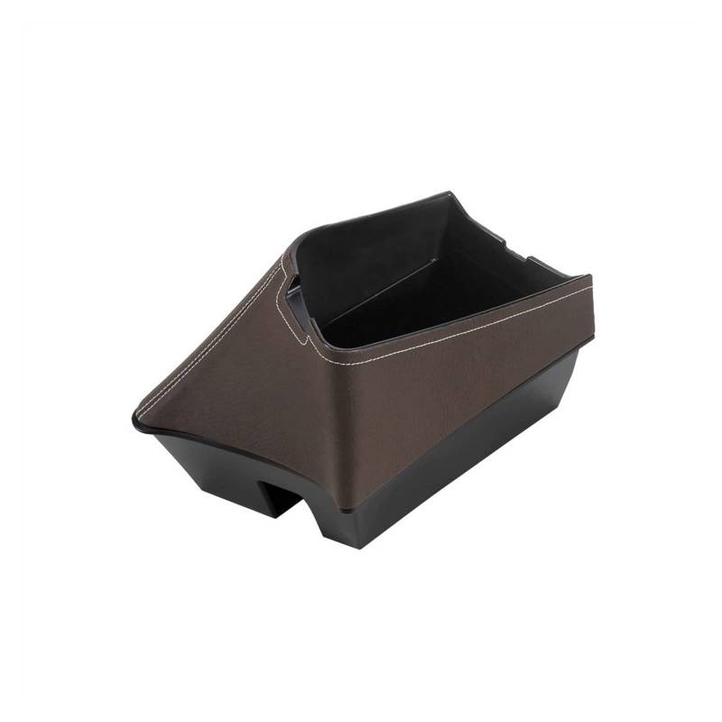 Fahrzeug-Armlehnenbox Für BMW X1 F48 X2 F39 2016 2017 2018 2019 2020 2021 Linkslenker Auto Zentrale für Sitz Armlehne Box Konsole Lagerung Container Organizer(Leather 4) von Generisch
