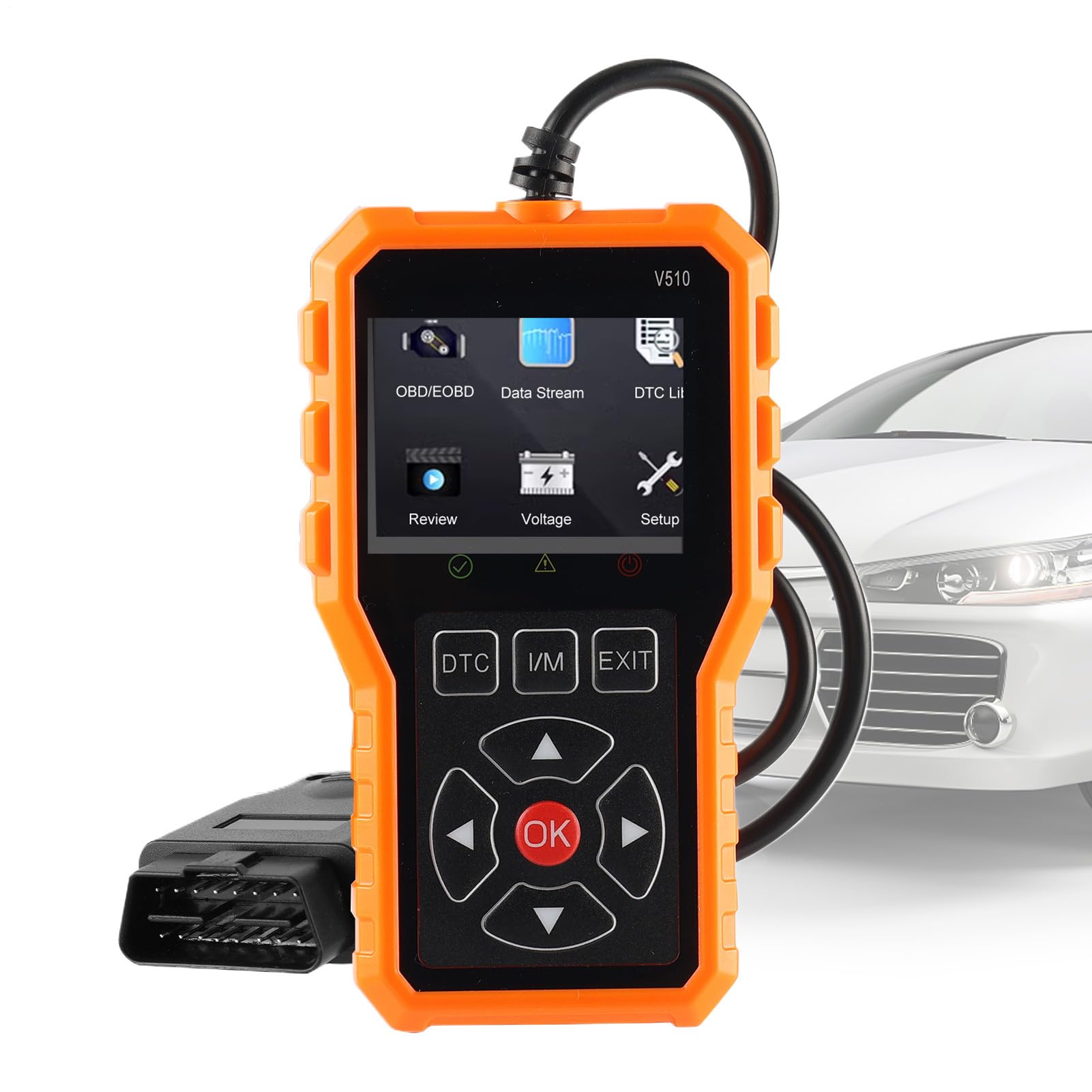 Fahrzeugdiagnosescanner, Car Diagnostic Scanner,2-in-1-Lesen und Löschen von Fehlerdatenfehler Scanner Instrument - Auto Engine Fehlercode Reader Automotive Diagnose -Scan -Tool für Check Engine Fahrzeugdiagnosescanner, Car Diagnostic Scanner,2-in-1-Lesen und Löschen von Fehlerdatenfehler Scanner Instrument - Auto Engine Fehlercode Reader Automotive Diagnose -Scan -Tool für Check Engine von Generisch