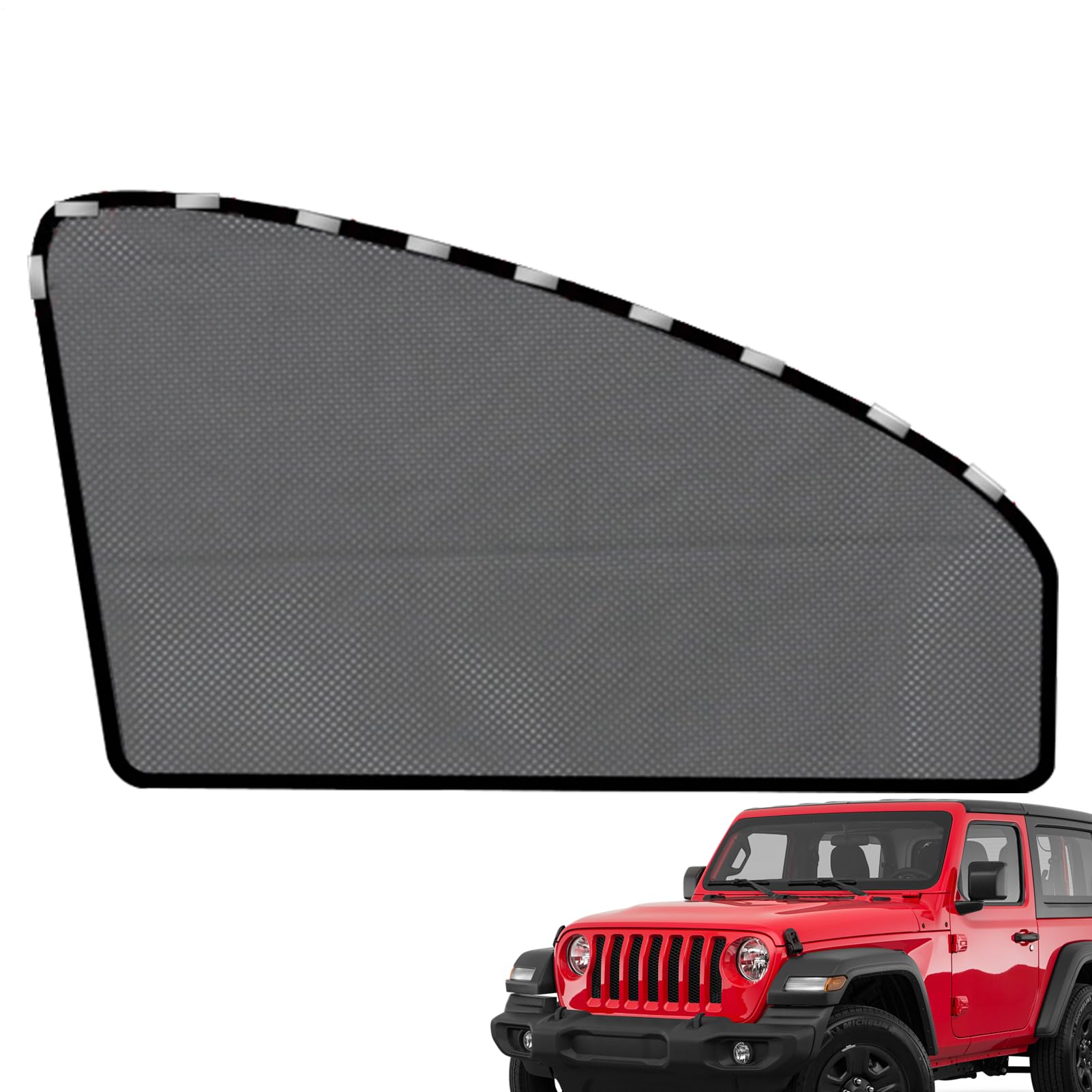 Fensterschatten für Auto, Fenster Sonnenschatten für Auto - Autofenster Sonnenschutz,Magnetische Mesh -Sonnenschirme für Auto -LKW -Wohnmobilgläser, tragbares Fahrzeug Sonnenschutzabdeckung von Generisch
