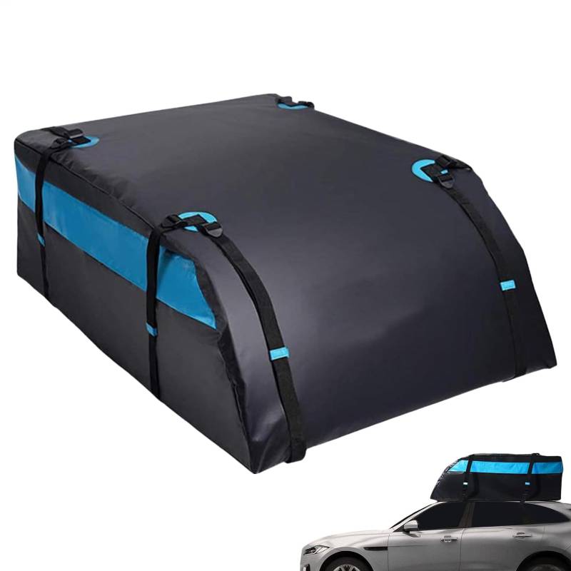 Frachtkiste für Dachträger, Autodachbag wasserdicht,Autogepäck Dachträger 19 Kubikfuß | Autogepäck Deckenpack Regendicht, Oxford -Stoff große Kapazität für das Camping von Generisch