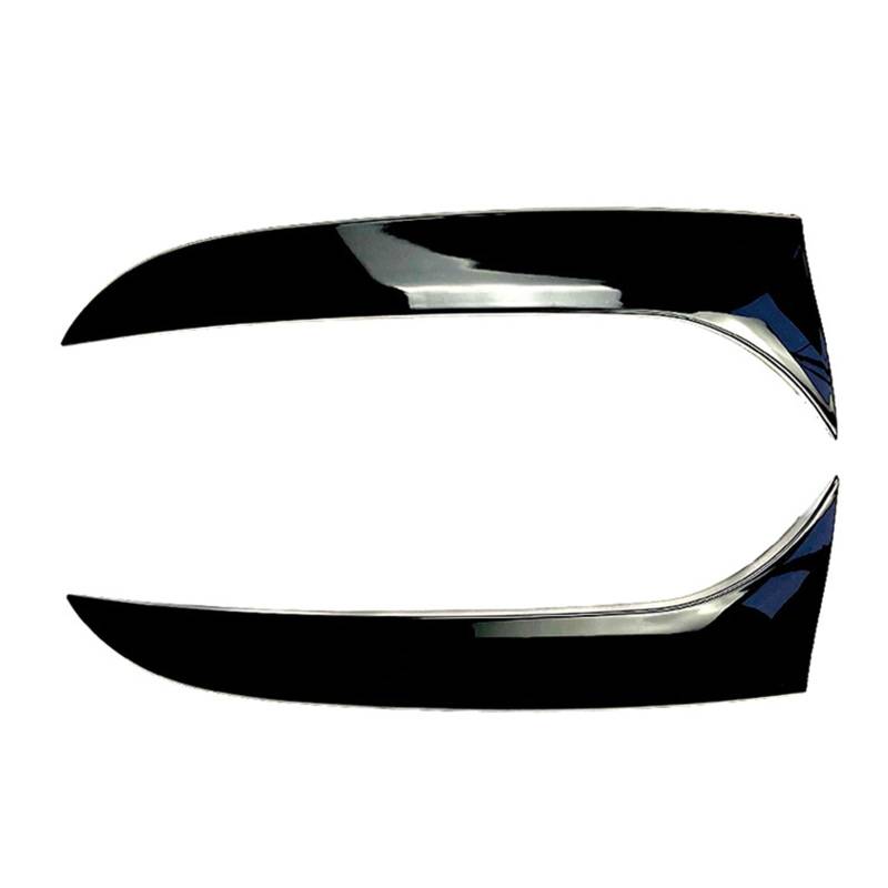 Frontspoiler Auto Heckscheibe Seitenspoiler ABS Spoiler Splitter für VW Reiseversion für Passat B6 für Wagon Glanzschwarz Autozubehör Heckspoiler von Generisch