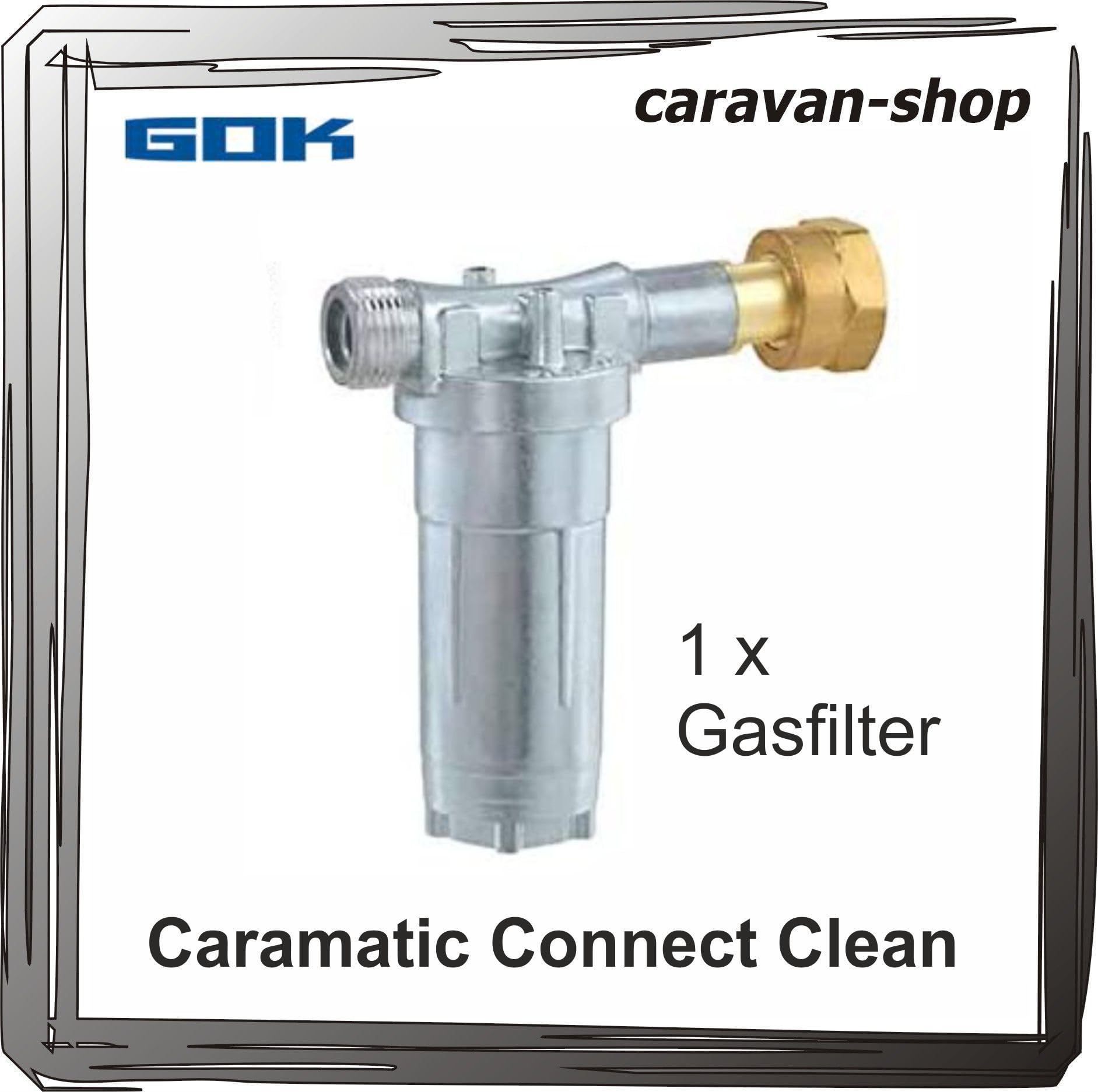 GOK Gasfilter Caramatic® ConnectClean Wohnmobil Caravan Drive Two/One Caravan von Generisch