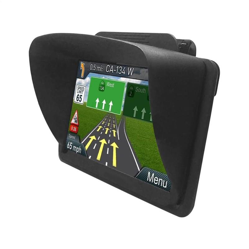 GPS Navigator Sonnenblende - Sonnenschutz Abdeckung | Auto Navigations Sonnenschutz | Sonnenblende Navegationszubehör | Auto Navigations Blendschutz | Blendschutz GPS UV-Schutz Abdeckung von Generisch