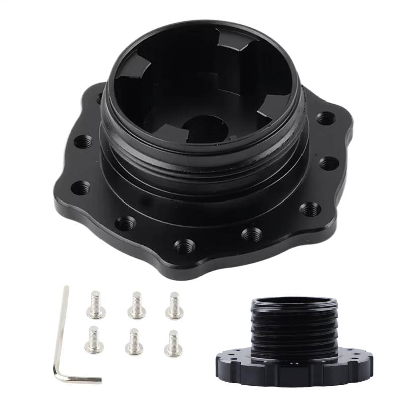 Gaming Lenkrad Adapter - Aluminium-Lenkradadapter - Ersatzteil Für PC Und Gängige Konsolen Mit Automobil-Kompatibilität von Generisch