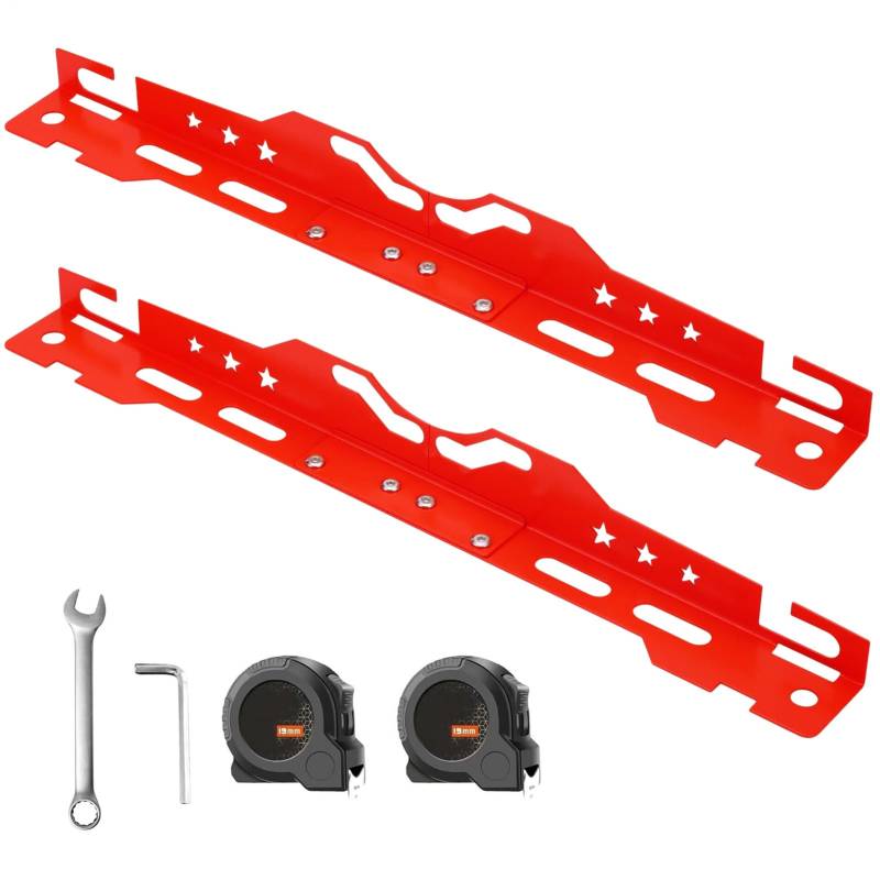 Generisch Alignment Tools Automotive, Wheel Alignment Plates, Precision Alloy Steel Heavy Duty Tool for Accurate Vehicle Adjustment, Garage Use, Fit, 12.2x3.15x2.76 Inches von Generisch