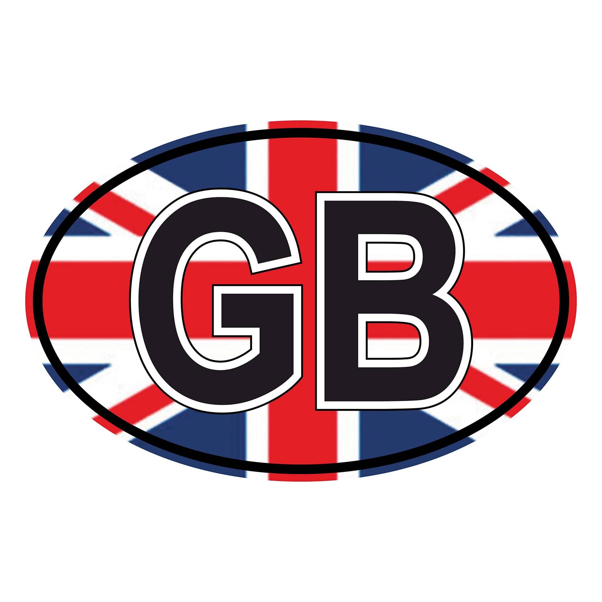Generisch Aufkleber Länderkennzeichen Großbritannien | Sticker | Flagge | PKW | England | Autoaufkleber von Generisch
