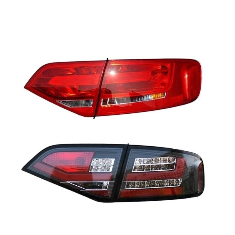 Generisch Auto Außen Rücklicht Rückleuchten 1 Paar Rücklicht-Baugruppe A4 B8 2009–2012 Rücklichter für Plug-and-Play für mit Tagfahrlicht, drehenden Rücklichtern(For 0912 Halogen B) von Generisch