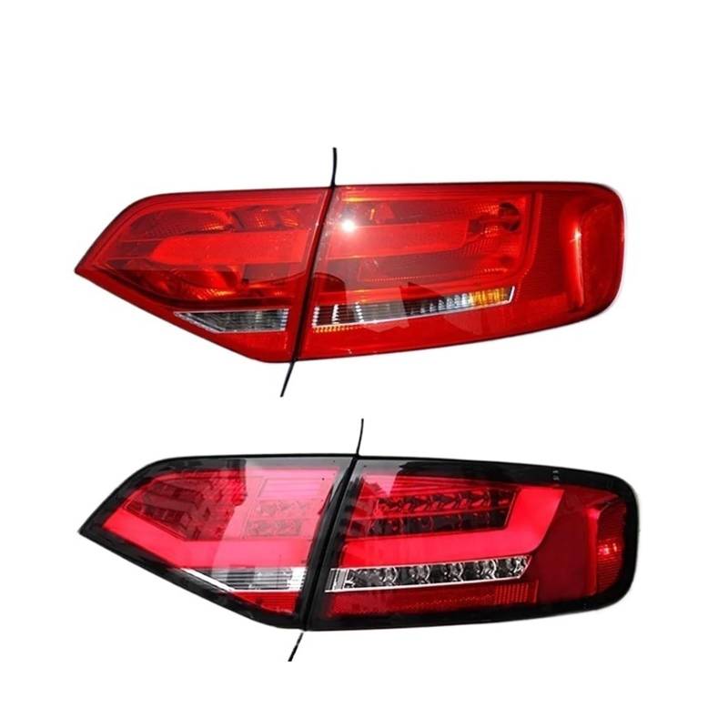 Generisch Auto Außen Rücklicht Rückleuchten 1 Paar Rücklicht-Baugruppe A4 B8 2009–2012 Rücklichter für Plug-and-Play für mit Tagfahrlicht, drehenden Rücklichtern(For 0912 Halogen R) von Generisch