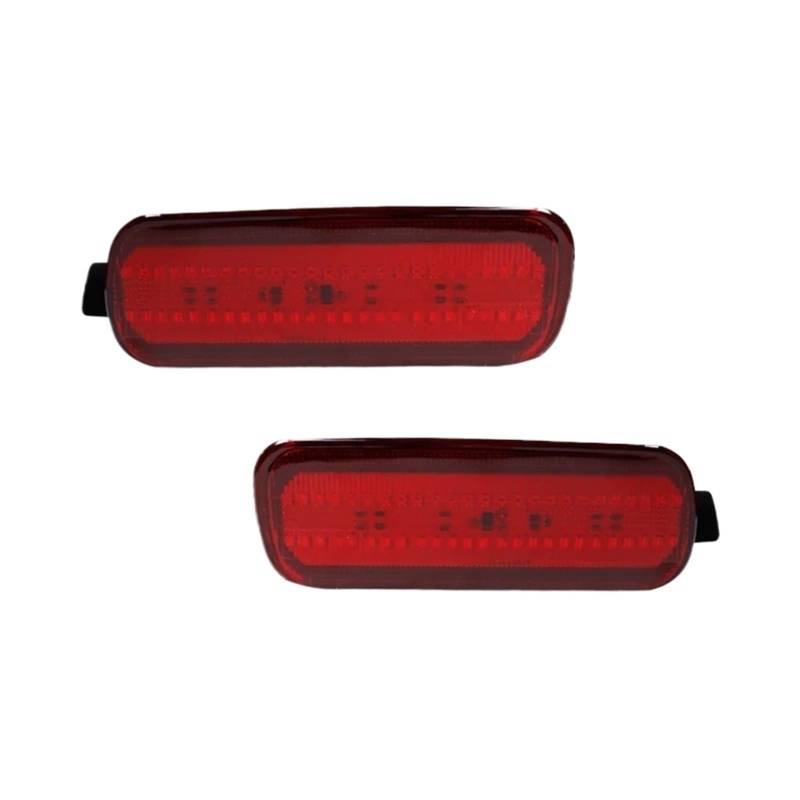 Generisch Auto-Bremslichter Auto-Stoßfänger-Reflektorleuchten für Honda für CRV 2002–2004 Funktion als Rück- Brems- und Nebelschlussleuchte 12 V Rot(Red Lens) von Generisch