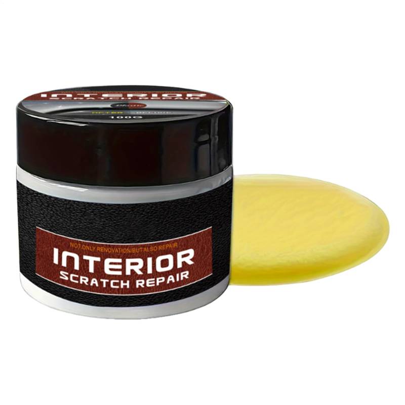 Generisch Auto Interior Scratch Repair 100g Tragbares Kratzer Reparaturwachs Schwarz Auto-Armaturenbrett-Restaurator Kratzer-Reparatur-Set Auto Leistungsstarke Reparaturpaste von Generisch