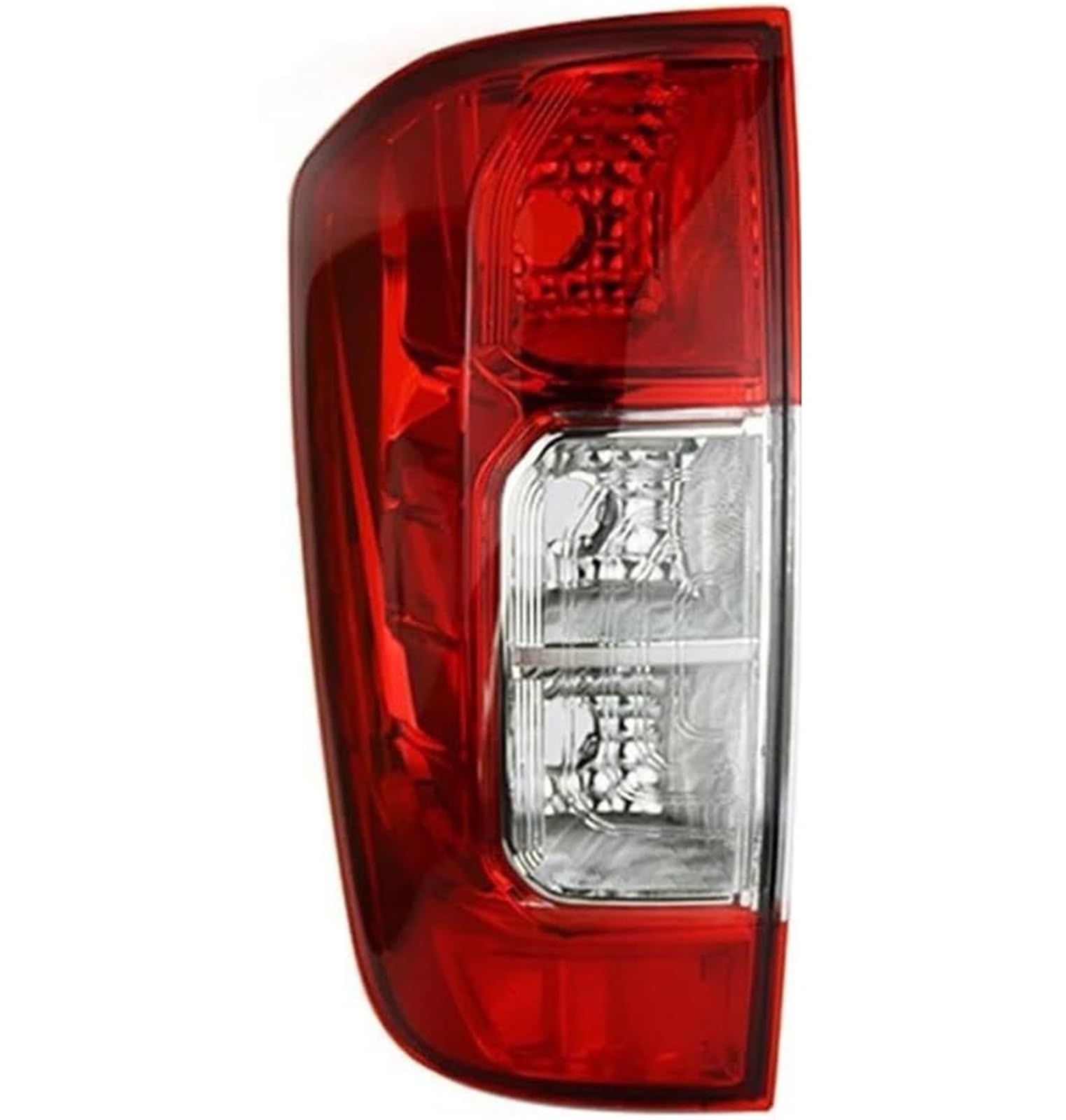 Generisch Auto-Rücklicht-Anhänger-Lichter Für Nissan Für Navara NP300 D23 2015-2019 1 Stück Auto Rot Rücklicht LHD Rücklicht Montage KEINE Glühbirnen und Kabel(1Pc White Left) von Generisch