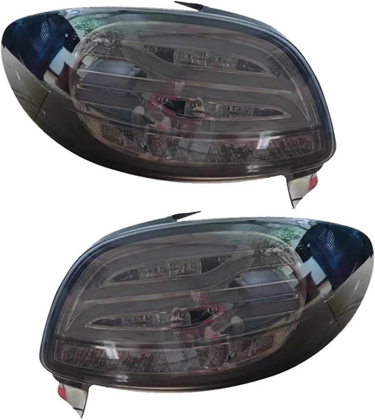 Generisch Auto-Rücklicht Für Peugeot 206 206CC 2004-2008 Hinten Schwanz Lampe Drehen für signal Bremse Stop Stoßstange(1) von Generisch