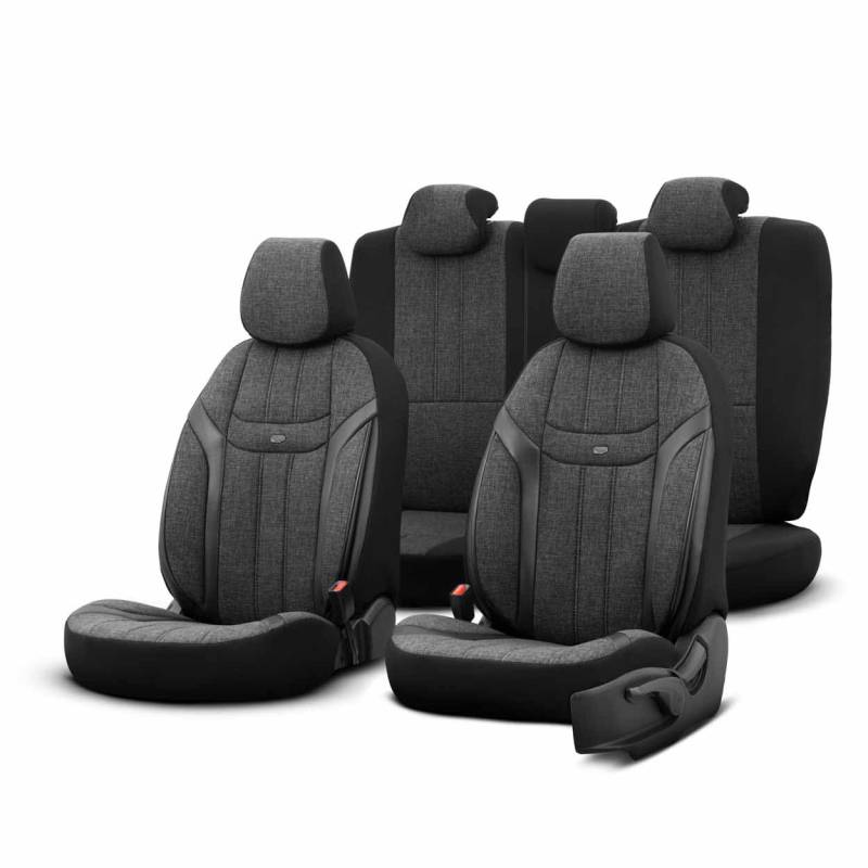 Generisch Auto Sitzbezug Sitschoner Schonbezug Universal Komfortabel Schwarz XAPLOT86751 von Generisch
