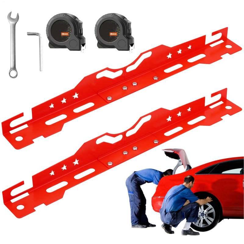 Generisch Automotive Alignment Tools, Precision Wheel Adjustment Plates, Accurate Alloy Steel Construction, Heavy Duty Design, 12.2x3.15x2.76 inches for Car and Home Use von Generisch
