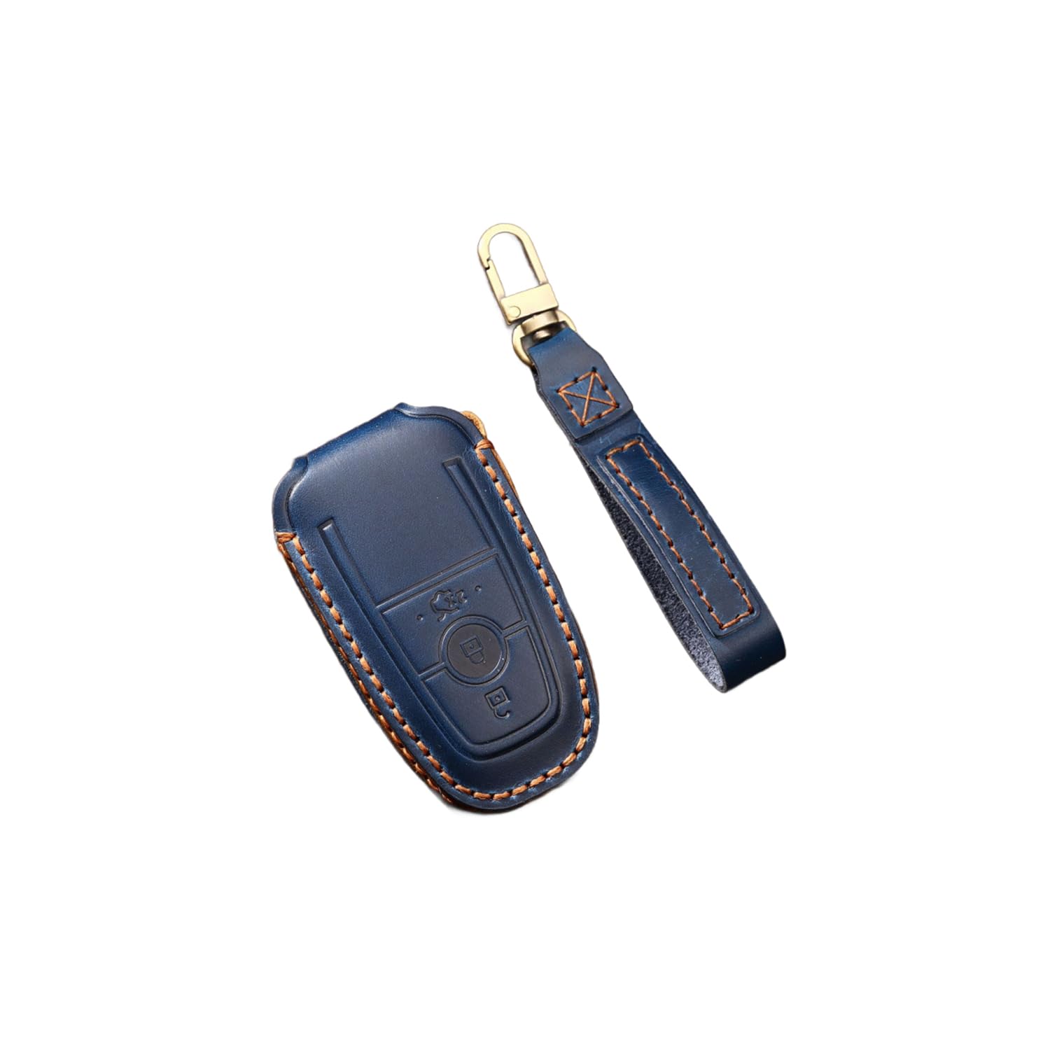 Generisch Autoschlüssel Hülle passt für Ford Fusion Mondeo Mustang Explorer Edge EcoSport Schlüsselhülle Schutzcover mit Schlüsselanhänger Auto Zubehör,Blue-B Generisch Autoschlüssel Hülle passt für Ford Fusion Mondeo Mustang Explorer Edge EcoSport Schlüsselhülle Schutzcover mit Schlüsselanhänger Auto Zubehör,Blue-B von Generisch