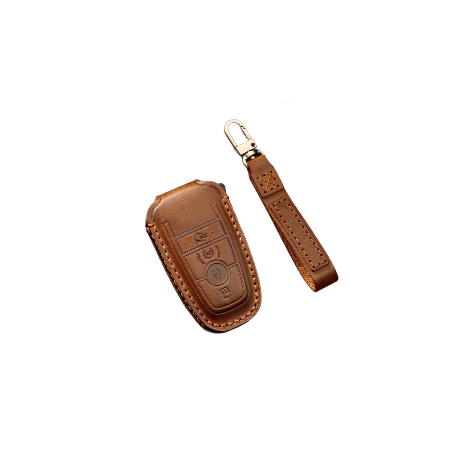 Generisch Autoschlüssel Hülle passt für Ford Fusion Mondeo Mustang Explorer Edge EcoSport Schlüsselhülle Schutzcover mit Schlüsselanhänger Auto Zubehör,Brown-C Generisch Autoschlüssel Hülle passt für Ford Fusion Mondeo Mustang Explorer Edge EcoSport Schlüsselhülle Schutzcover mit Schlüsselanhänger Auto Zubehör,Brown-C von Generisch