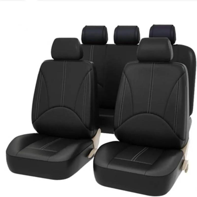 Generisch Autositzkissen Auto für Sitzbezug-Sets Zubehör Styling für Sitzbezug für VW für Passat B5 für Polo für Golf für Tiguan für Jetta für Touran Sitzbezüge für Nissan Qashqai(5) von Generisch
