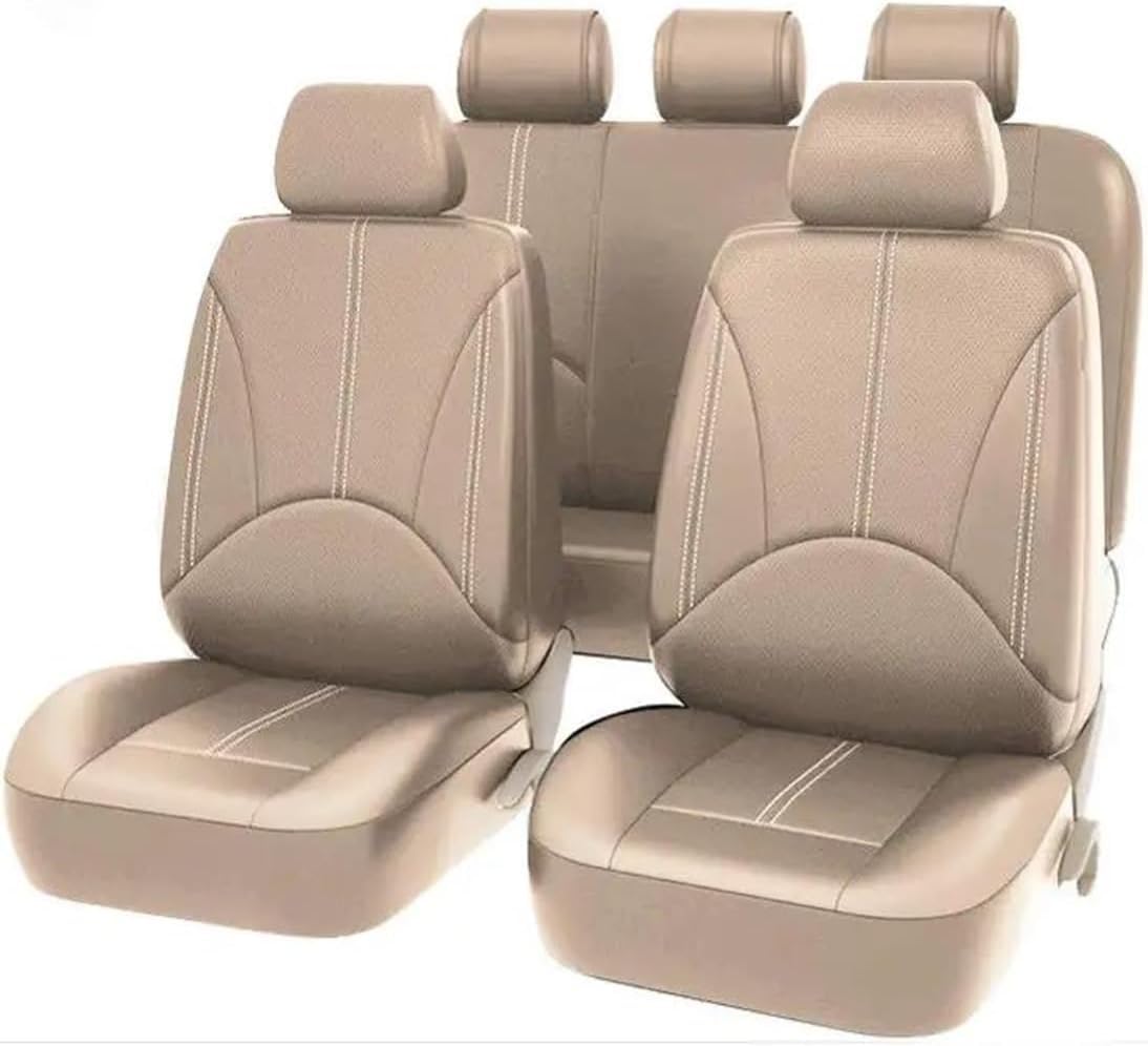 Generisch Autositzkissen Auto für Sitzbezug-Sets Zubehör Styling für Sitzbezug für VW für Passat B5 für Polo für Golf für Tiguan für Jetta für Touran Sitzbezüge für Nissan Qashqai(7) von Generisch