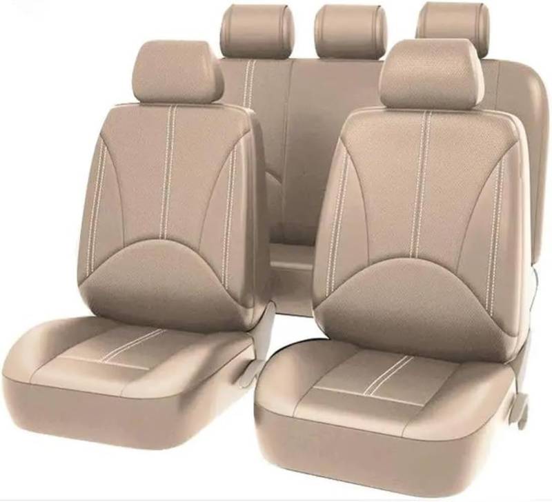 Generisch Autositzkissen Auto für Sitzbezug-Sets Zubehör Styling für Sitzbezug für VW für Passat B5 für Polo für Golf für Tiguan für Jetta für Touran Sitzbezüge für Nissan Qashqai(7) von Generisch