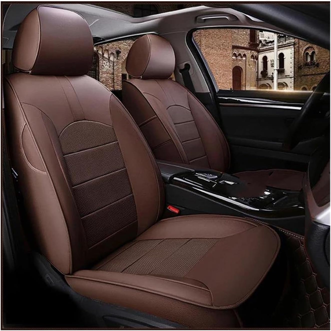Generisch Autositzkissen Autositzbezug-Sets, Innenausstattung, komplette Sets, Autositzbezüge für BMW 440i 420i 428i 430i 435i 425i 2014-2020 Sitzbezüge für Nissan Qashqai(4) von Generisch