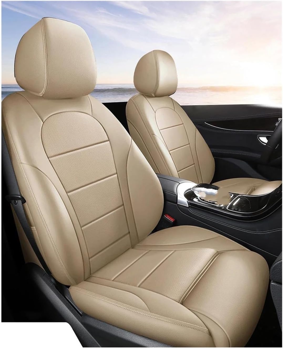 Generisch Autositzkissen Autositzbezug-Sets Autozubehör für Mercedes für Benz W211 W212 W213 W204 W205 Für Cla Für Glc Für Gle Für Glb Sitzbezüge für Nissan Qashqai(1) von Generisch