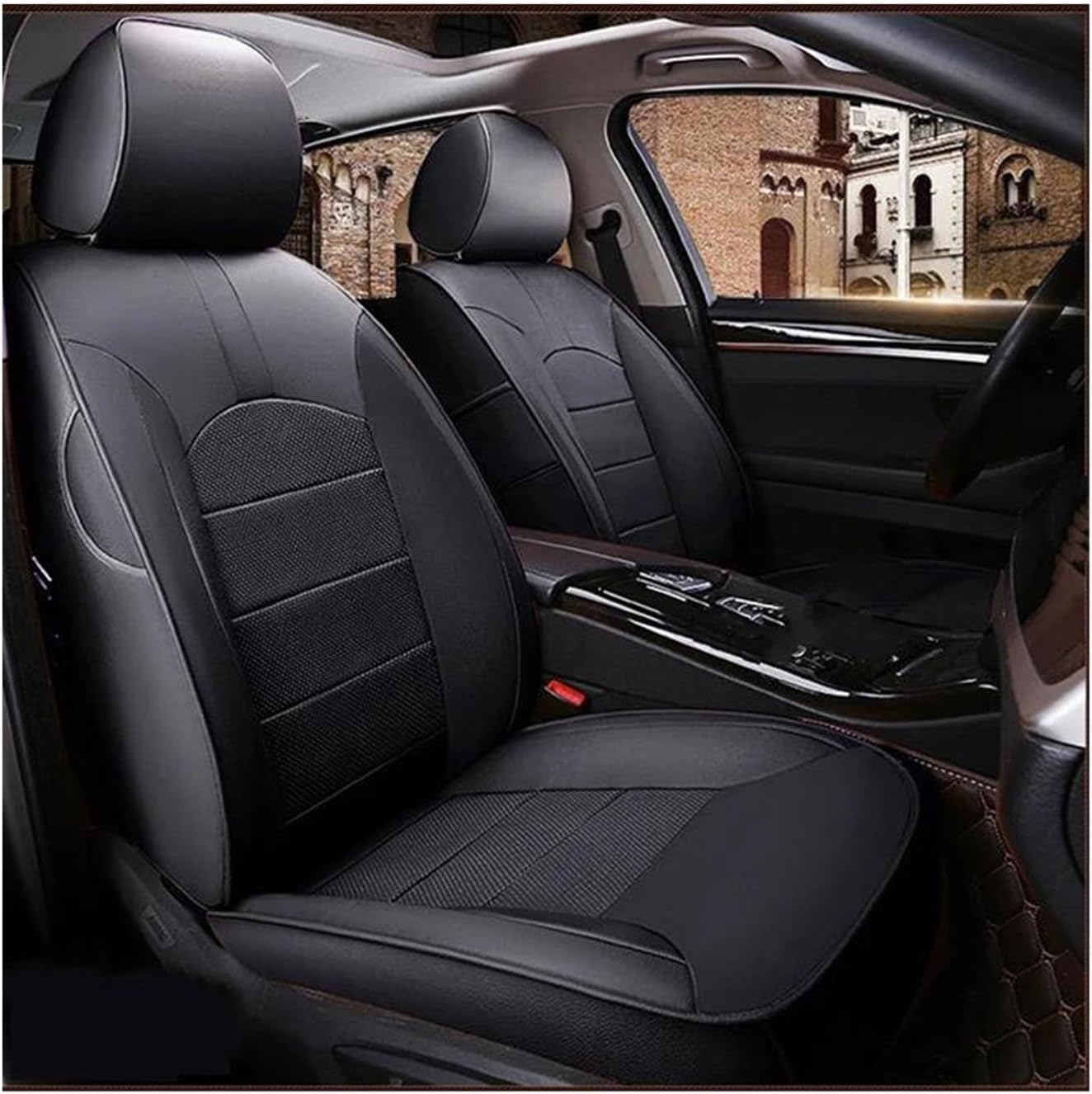 Generisch Autositzkissen Autositzbezug-Sets für BMW 440i 420i 428i 430i 435i 425i 2014 2015 2016 2017 2018 2019 2020 Innenausstattung Sitzbezüge für Nissan Qashqai(2) von Generisch