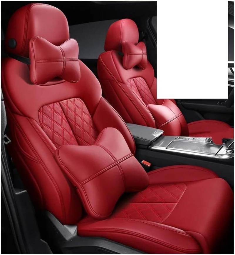 Generisch Autositzkissen Autositzbezug-Sets für BMW X1 X2 X3 X4 E83 E84 F25 F26 F39 G01 F97 für Sitzschutz für maßgeschneiderte Autos für Sitzbezüge, komplettes Set Sitzbezüge für Nissan Qashqai(11) von Generisch