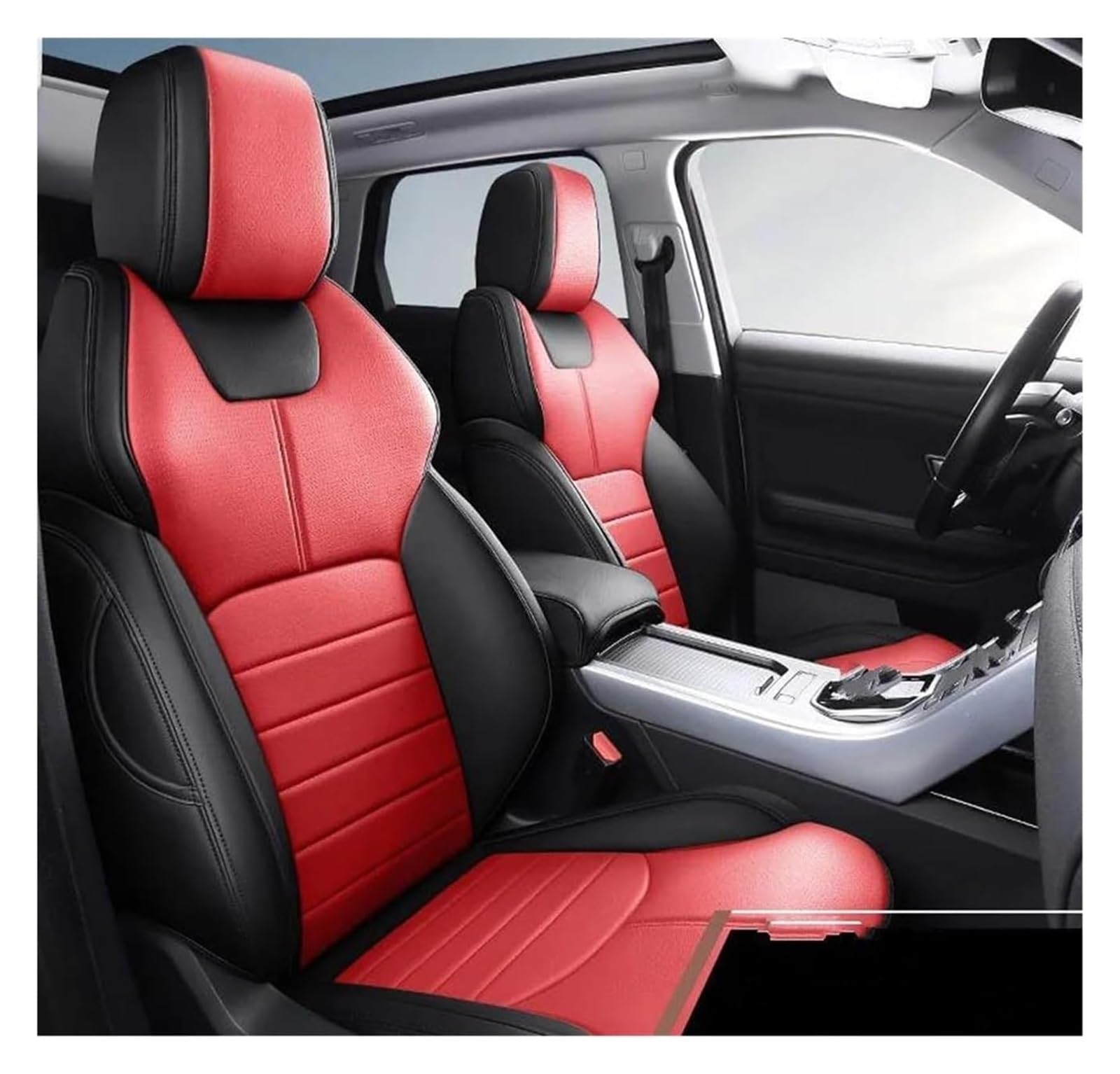Generisch Autositzkissen Autositzbezug-Sets für BMW X5 X2 X1 X3 X4 X6 X6M Z4 120I 125I 116 116I 118I 2 3 4 5 6 7 Serie Autositzbezug Sitzbezüge für Nissan Qashqai(6) von Generisch
