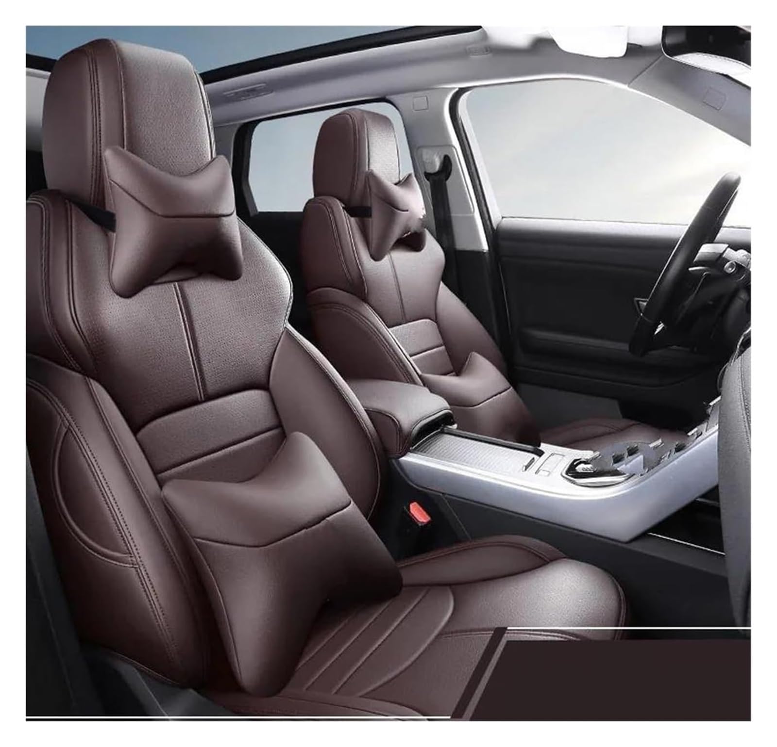 Generisch Autositzkissen Autositzbezug-Sets für BMW X5 X2 X1 X3 X4 X6 X6M Z4 120I 125I 116 116I 118I 2 3 4 5 6 7 Serie Autositzbezug Sitzbezüge für Nissan Qashqai(9) von Generisch
