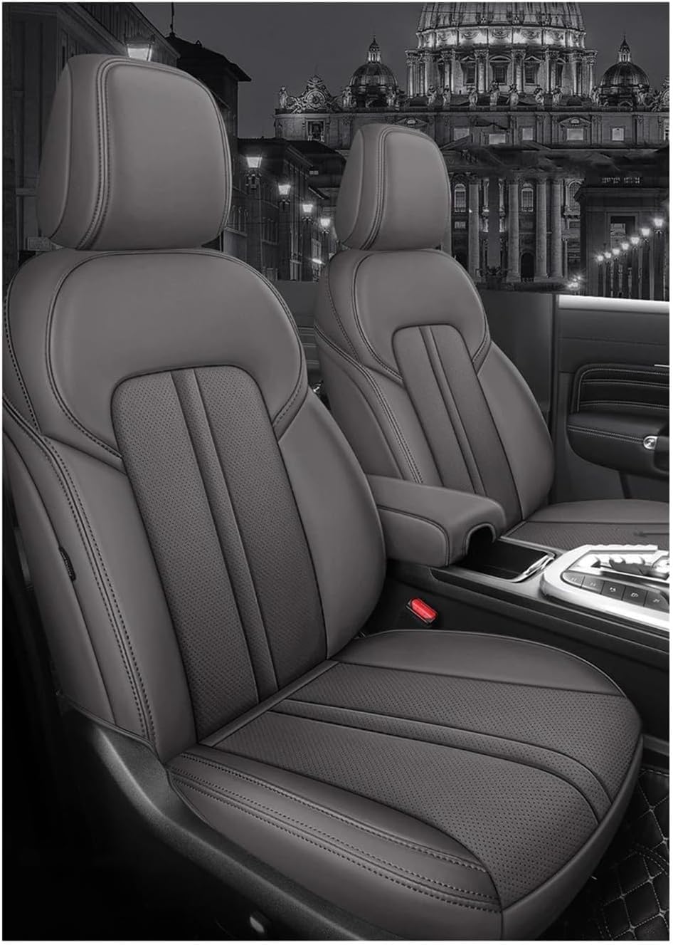 Generisch Autositzkissen Autositzbezug-Sets für Hyundai Ix35 I40 I30 für Solaris für Sonata für Tucson für Elantra für Accent für Veloster Sitzbezüge für Nissan Qashqai(2) von Generisch
