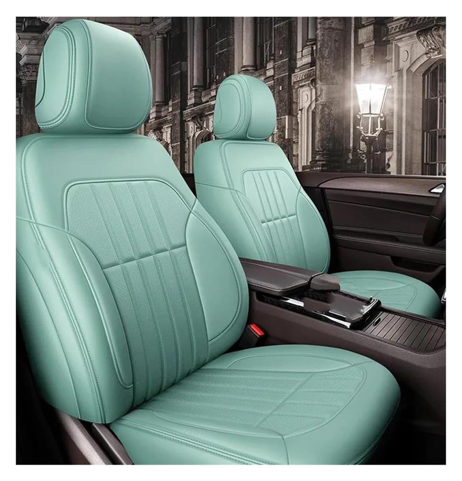 Generisch Autositzkissen Autositzbezug-Sets für Mercedes für Benz W204 W205 W211 für individuelles Auto-Innenzubehör für Sitzbezug 5 Sitze Komplettset Sitzbezüge für Nissan Qashqai(8) von Generisch