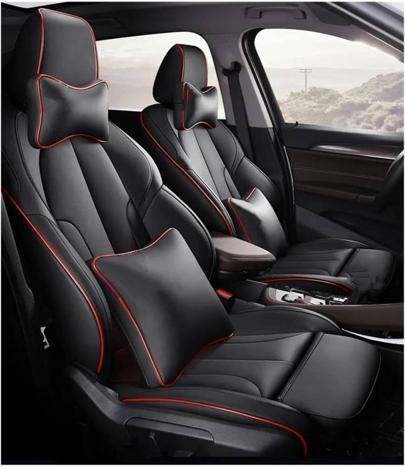 Generisch Autositzkissen Autositzbezug-Sets für maßgeschneiderte Autositzbezüge, komplettes Set, Autoinnenausstattung für BMW X5 X6 Z4 E53 E70 E71 E72 E85 E86 Sitzbezüge für Nissan Qashqai(3) von Generisch