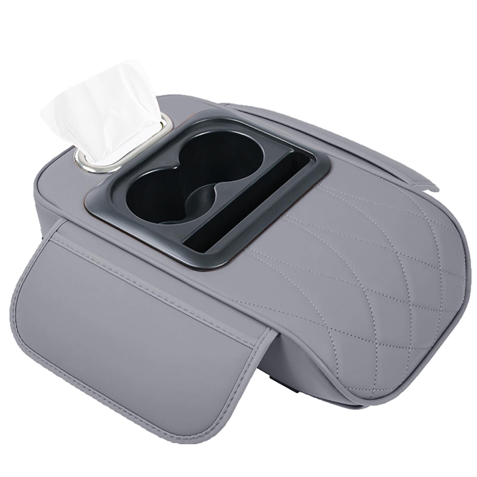 Generisch Autoskonsole -Kissenkissen, Armruhe für | 5-in-1 PU Lederkonsole-Abdeckung mit Tassenhalter - Telefon -Slot -Autozubehör mit 2 Aufbewahrungsbeutel -Tissue -Box für Fahrzeug Generisch Autoskonsole -Kissenkissen, Armruhe für | 5-in-1 PU Lederkonsole-Abdeckung mit Tassenhalter - Telefon -Slot -Autozubehör mit 2 Aufbewahrungsbeutel -Tissue -Box für Fahrzeug von Generisch