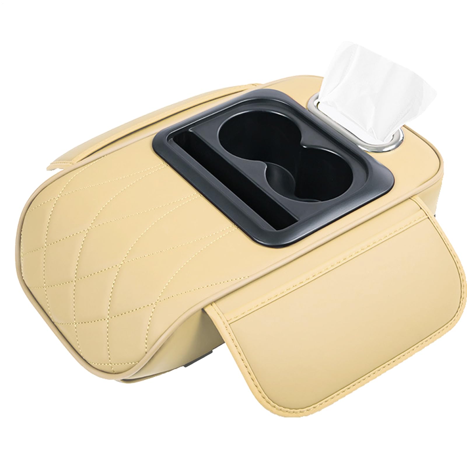 Generisch Autoskonsole -Kissenkissen, Armruhe für | 5-in-1 PU Lederkonsole-Abdeckung mit Tassenhalter - Telefon -Slot -Autozubehör mit 2 Aufbewahrungsbeutel -Tissue -Box für Fahrzeug Generisch Autoskonsole -Kissenkissen, Armruhe für | 5-in-1 PU Lederkonsole-Abdeckung mit Tassenhalter - Telefon -Slot -Autozubehör mit 2 Aufbewahrungsbeutel -Tissue -Box für Fahrzeug von Generisch