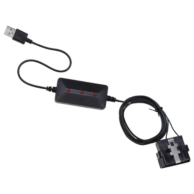 Generisch Battery Jumper Cable, USB Power Bank Operated, 0.33x59.06 inches Smart OBD Memory Protection, Electric Bike Anti-Short Circuit Design, Jump Starter for Urgent Roadside Assistance von Generisch
