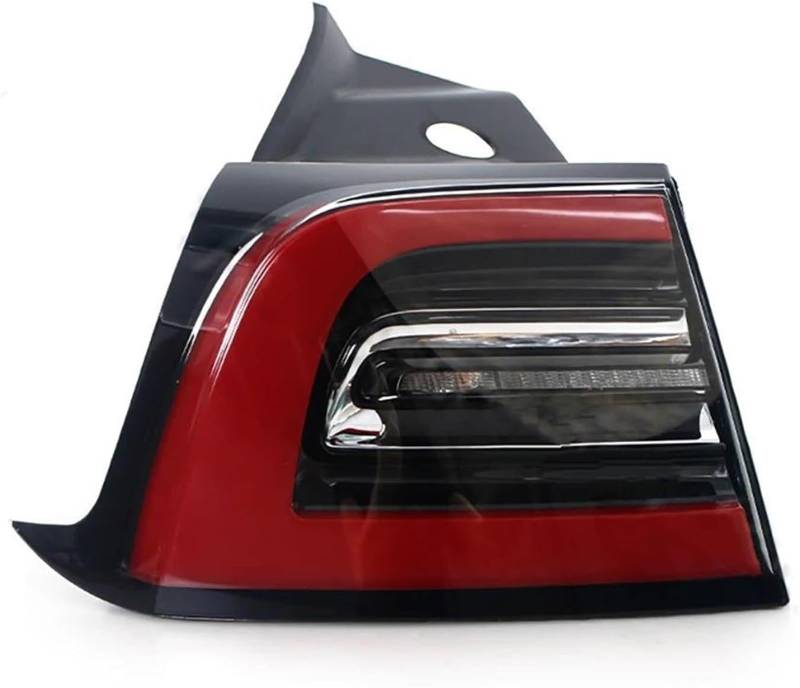 Generisch Bremslicht Für Tesla für modell 3 2017-2021 Version Rückfahr Lampe Außerhalb 1077397-00-G 1077398-00-F Kfz-Rücklichtbaugruppen von Generisch