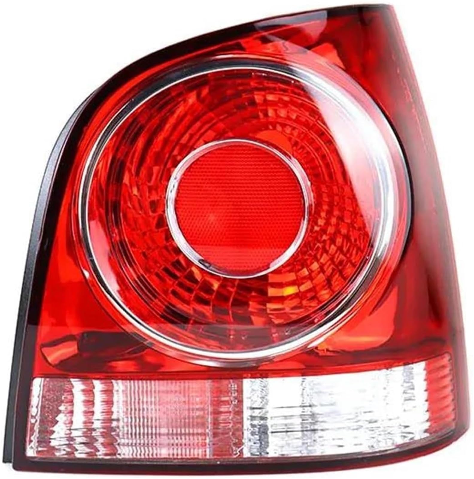 Generisch Bremslicht Für VW für Polo 2006-2010 Rücklicht Lampengehäuse ohne Leuchtmittel Autozubehör Kfz-Rücklichtbaugruppen(Red Right) von Generisch
