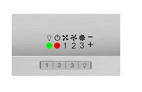 Generisch Dunstabzug Dunsthaube Schaltersymbole Schalter Aufkleber Symbole für Küchen Dunstabzug (Rt97/2) (7mm) von Generisch