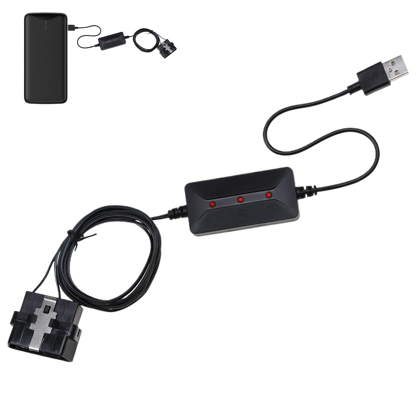 Generisch Electric Bikes Battery, Starting Cables, USB Power Bank Operated, Smart ECU Memory Protection, Anti-Short Circuit Design for Urgent Roadside Car Assistance, 59.06 inches Generisch Electric Bikes Battery, Starting Cables, USB Power Bank Operated, Smart ECU Memory Protection, Anti-Short Circuit Design for Urgent Roadside Car Assistance, 59.06 inches von Generisch