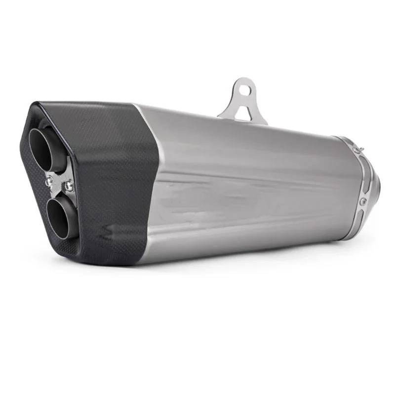 Generisch Endrohr 36-51mm Motorradzubehör Auspuffanlage Schalldämpfer Kohlefaser-Endrohr Passend Für Kawasaki Z1000 ZX10R(Style 2) von Generisch