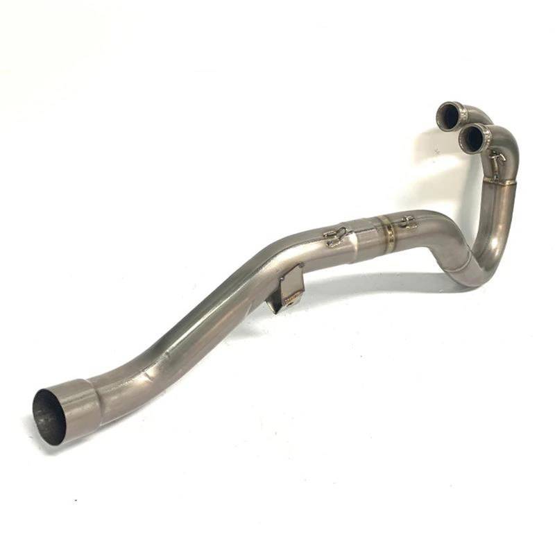 Generisch Endrohr 50 Mm Motorrad-Viertakt-Vorderauspuffrohr Passend Für 525EXC 400EXC 450EXC 04–07 250EXC 540SXS 2004(Style 3 Aluminum Alloy) von Generisch